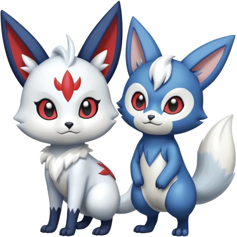 Zangoose-Meloetta-Meowstic-Absol-Pachirisu-fusion emoji