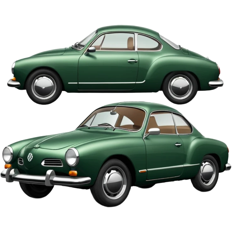 forest green vw karmann ghia emoji