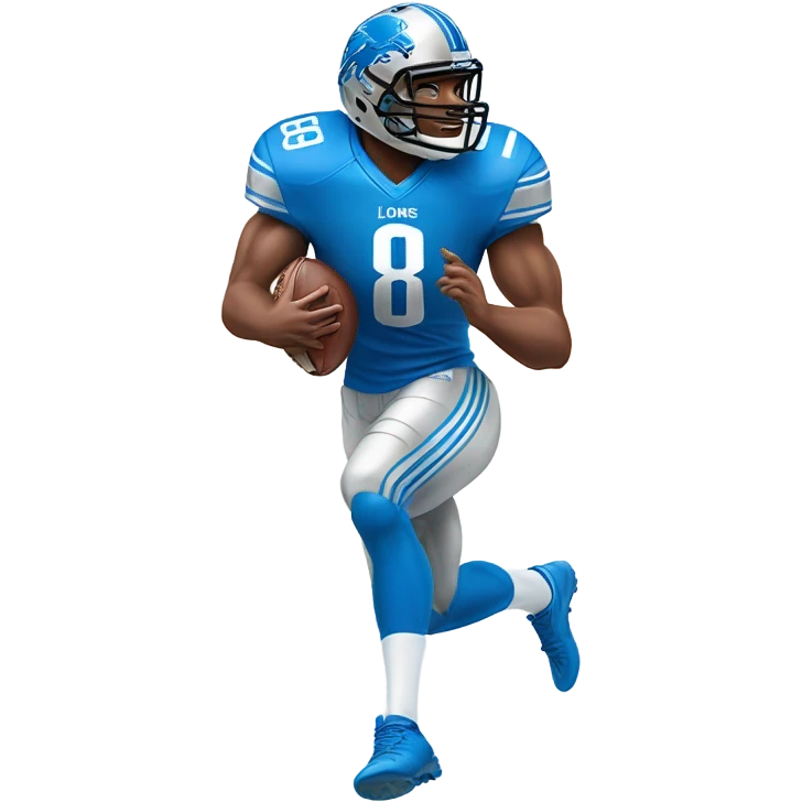 Make the lions wide receiver Calvin Johnson  emoji