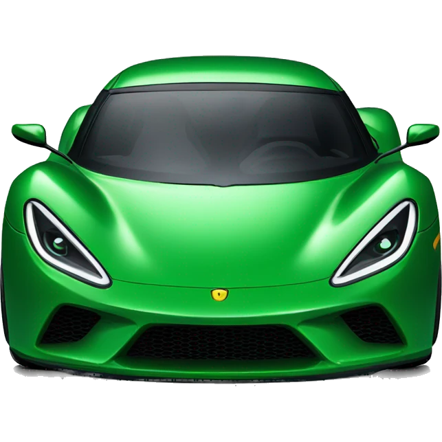 Green lotus evija car emoji