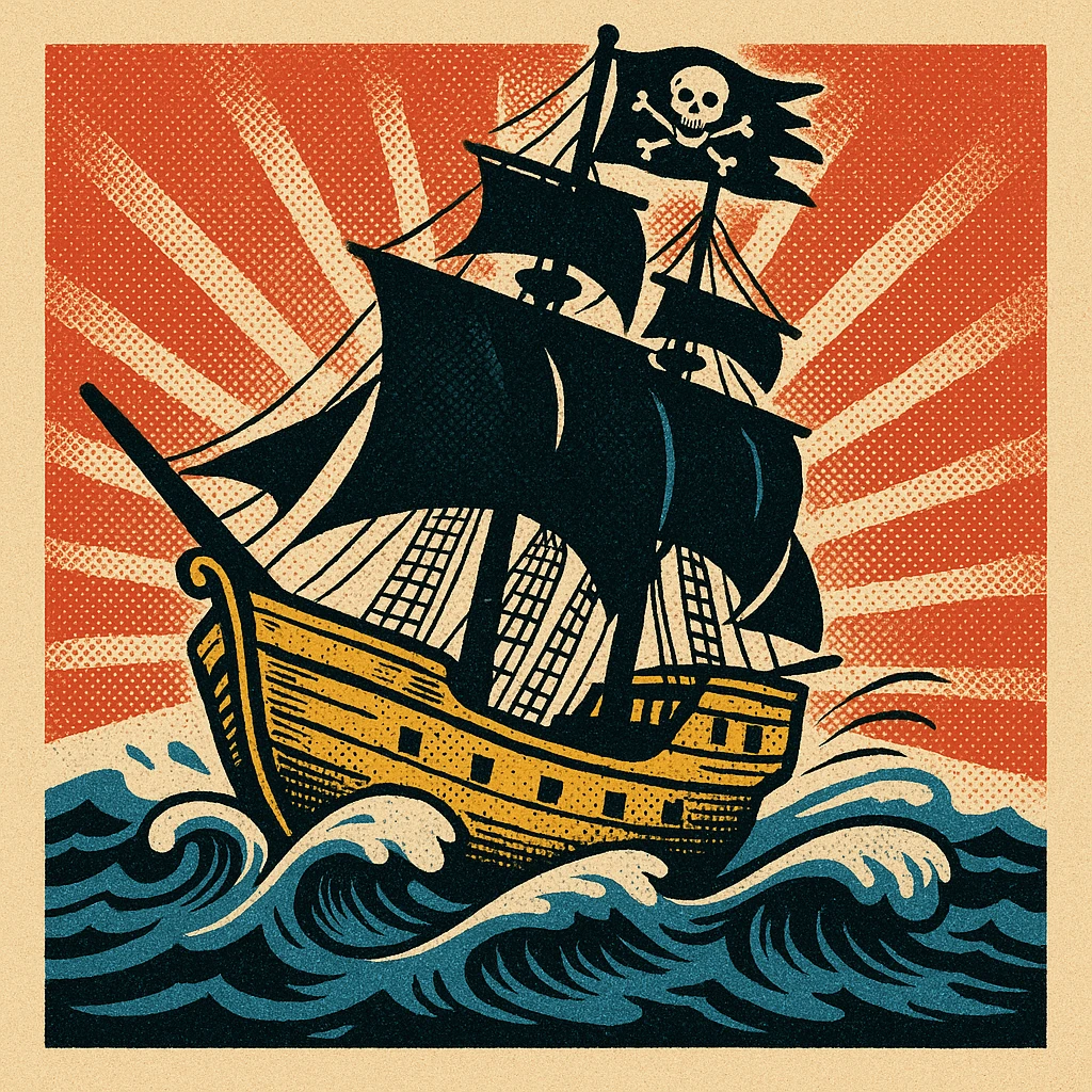 pirate ship emoji