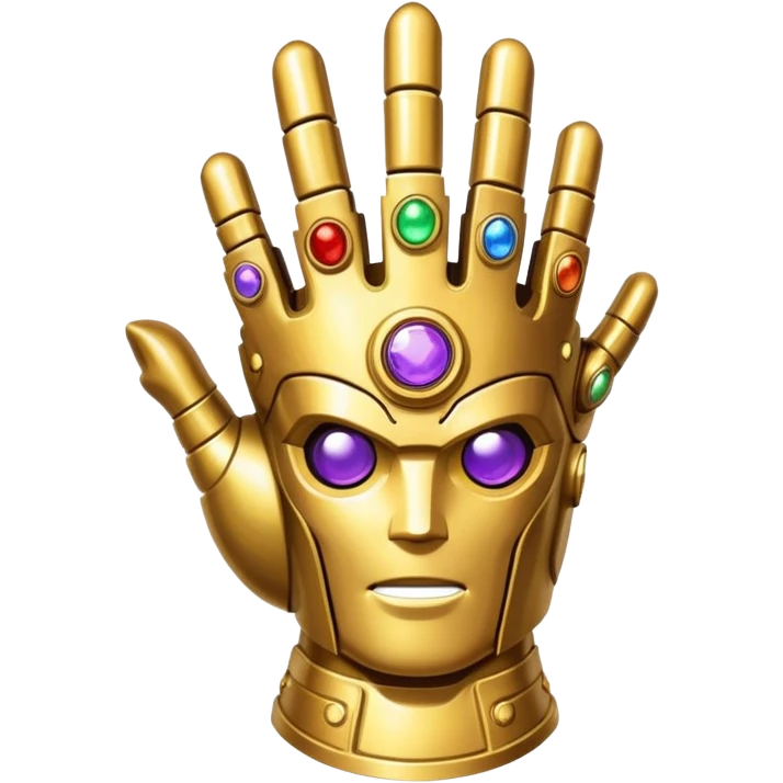 Guante del infinito emoji