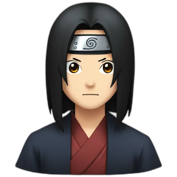 portait of itachi uchiha emoji
