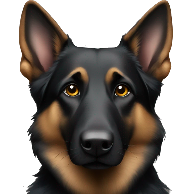 black-german-shepherd emoji