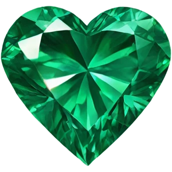 Heart shaped 56 karat green diamond  emoji