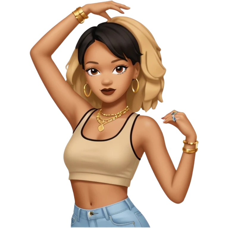 Rihanna dancing emoji