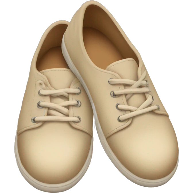 Comfy beige shoes emoji