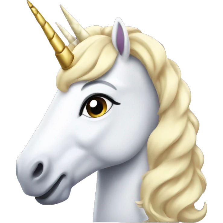 Unicorn princess emoji