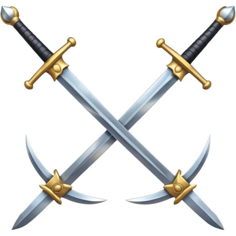 Crossed weapons emoji