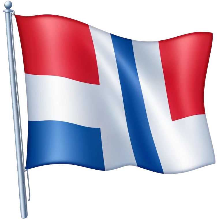 Drapeau français, croix de Lorraine emoji