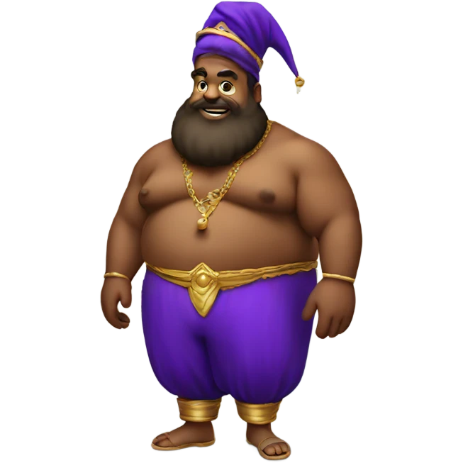 Fat genie emoji