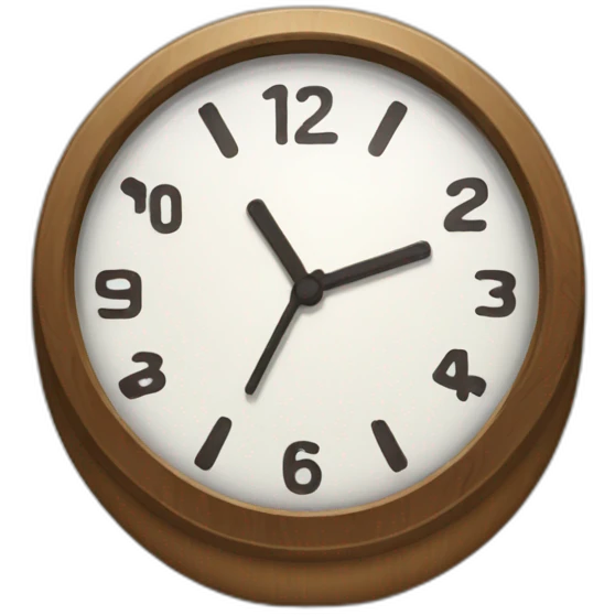 clock 5am emoji