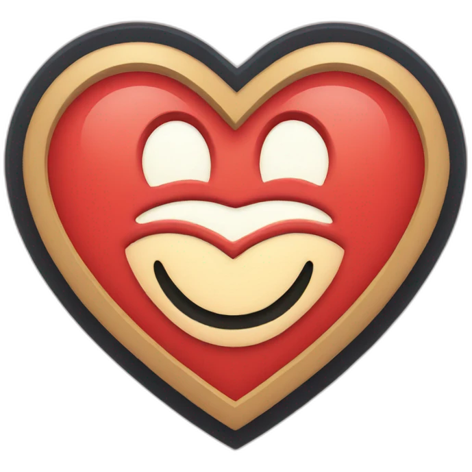 Heart with circle  emoji