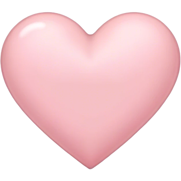 pale pink heart  emoji