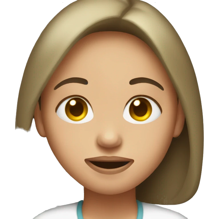 girl getting fever emoji