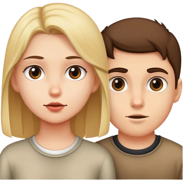 Girl stalking a boy emoji