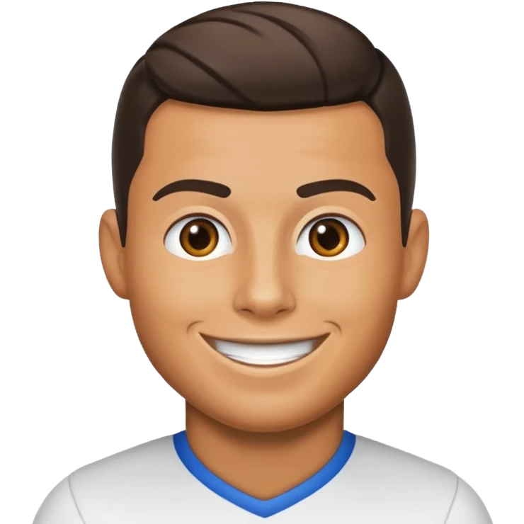 Cristiano Ronaldo inspired emoji, celebrating emoji