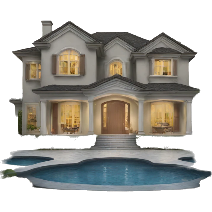 Create a luxury home sticker for real estate  emoji