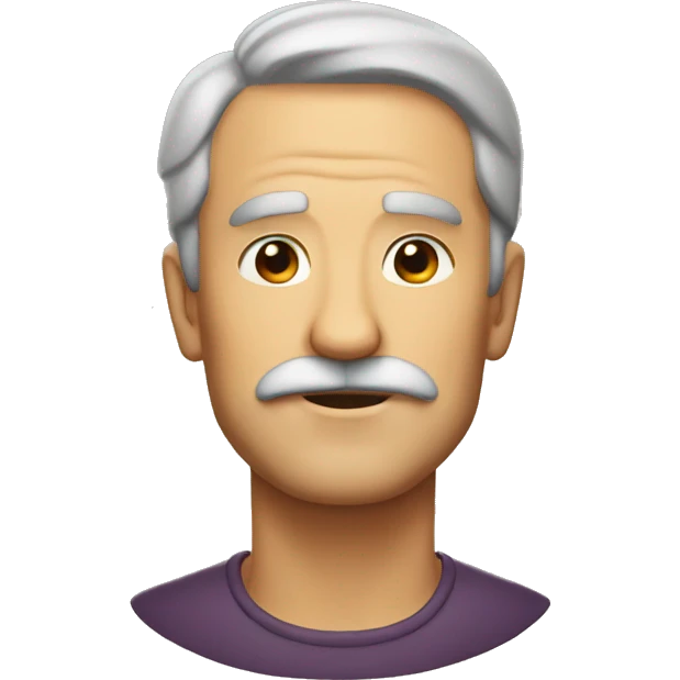old no mustach emoji