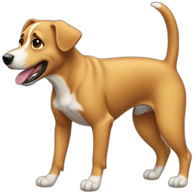 Dog twerking emoji