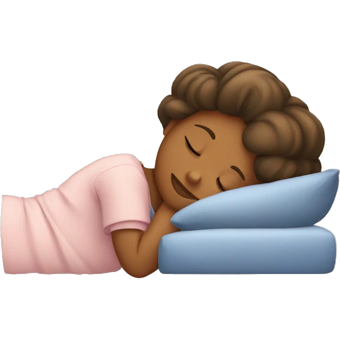 Girl sleeping  emoji