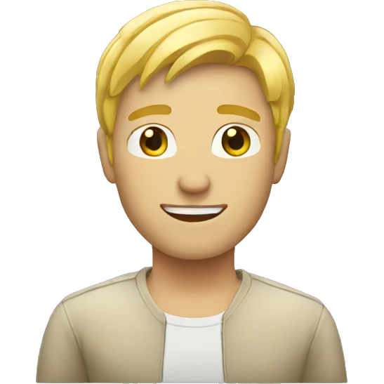 blond guy emoji