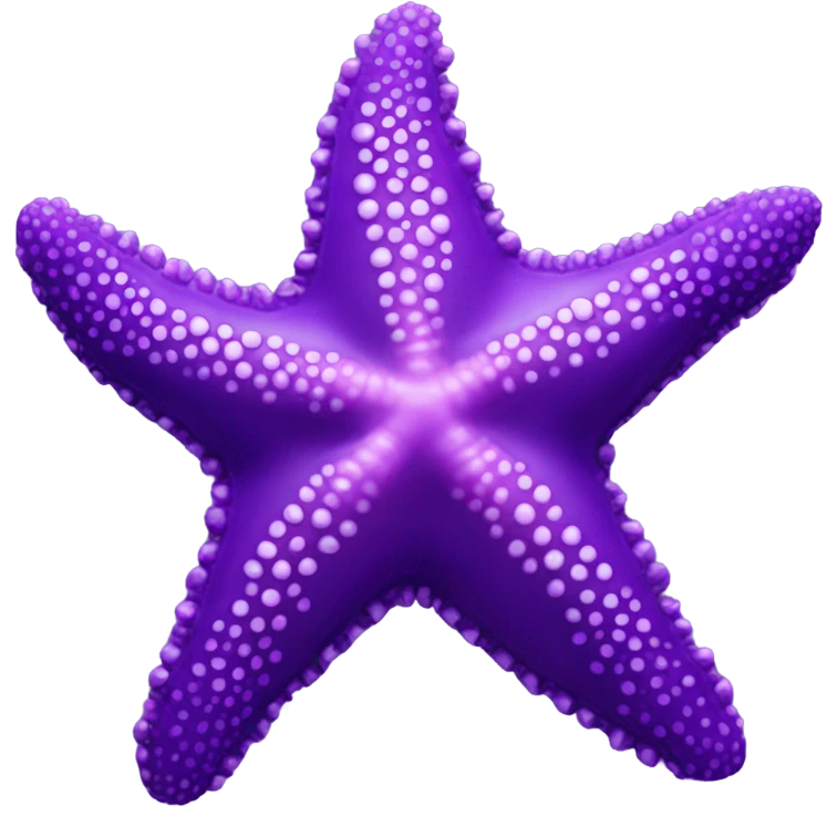 Purple starfish emoji