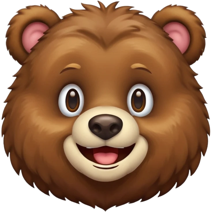 Happy bear emoji