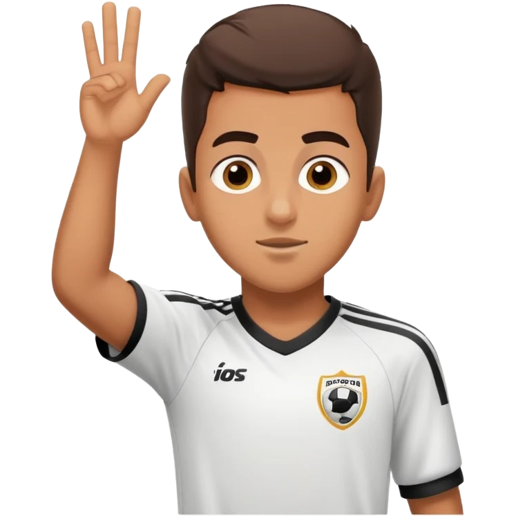 Sleepy eyes with ٖbrahim Diaz celebrating  emoji