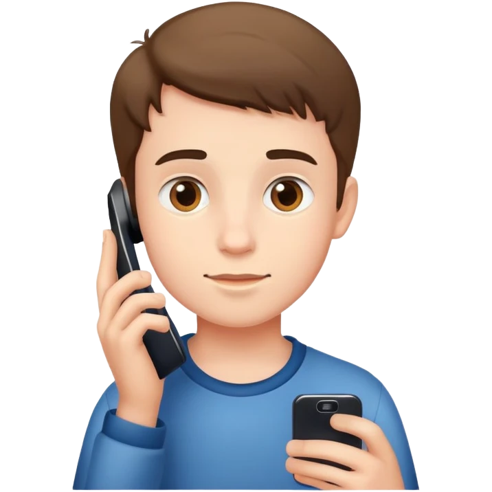 Boy with Phone  emoji