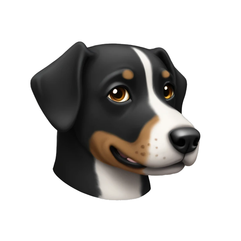 Perro negro emoji