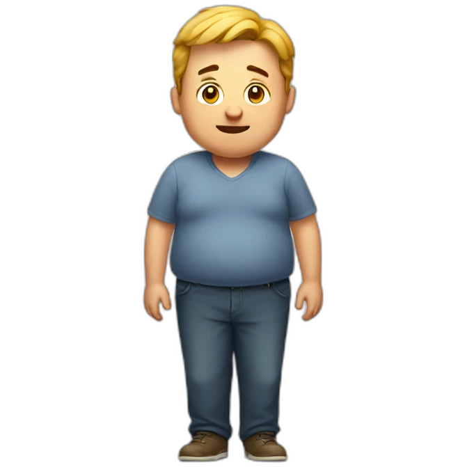 man of fat emoji