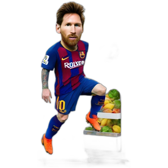 Messi dans un frigo emoji
