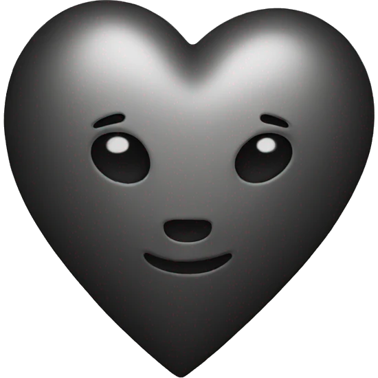 shadow heart emoji