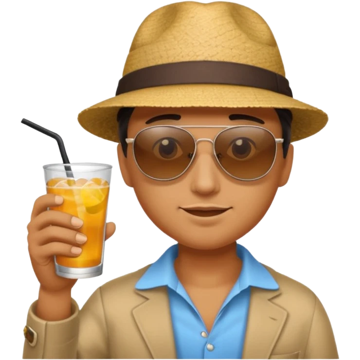 Drink in tried day emoji