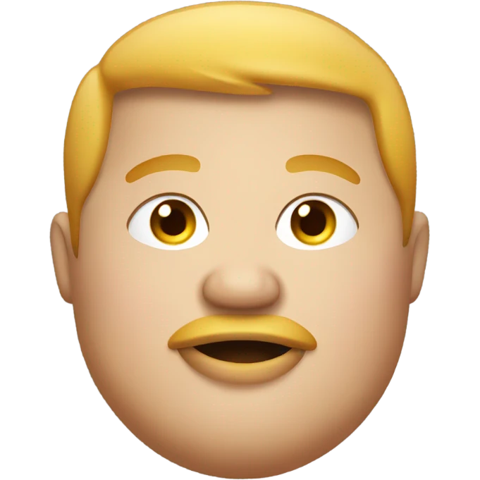 Fat person emoji