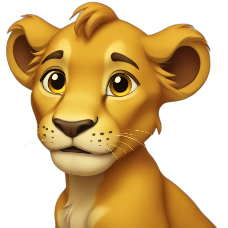 Simba emoji