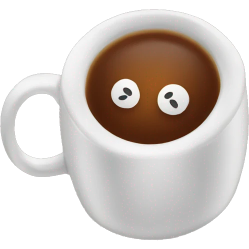 tea in a single cup emoji