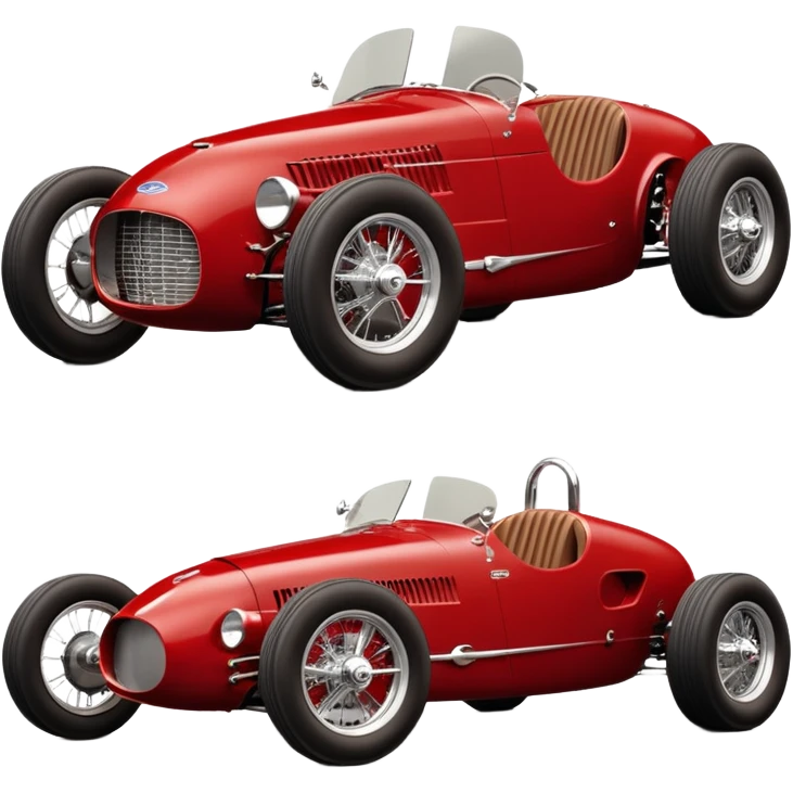  Brown-red Fenderless extended-wheelbase 1943 luxury racing Ford lowered powerful V-8 engined racing car featuring advanced rugged 4 wheel independent suspension, power steering, disc brakes, small leather covered steering wheel, side mounted cowl exhaust  emoji
