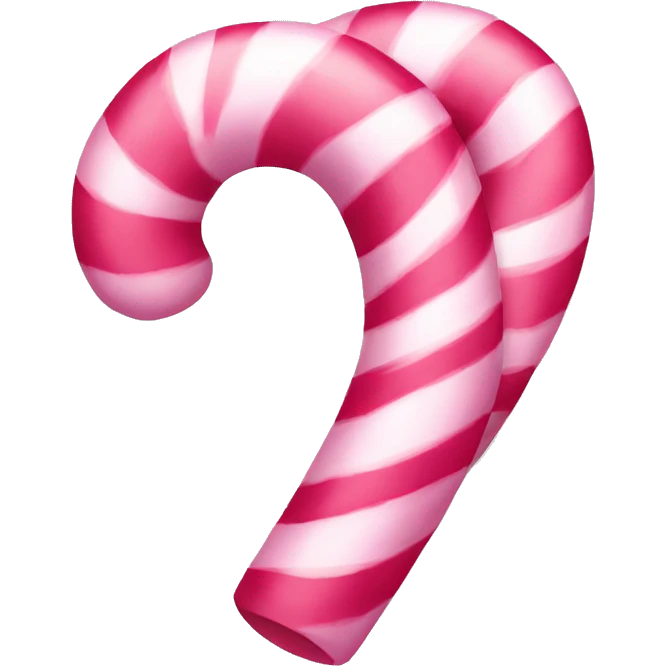 pink candy cane  emoji