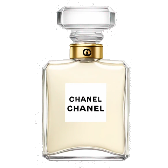 White Chanel perfume emoji