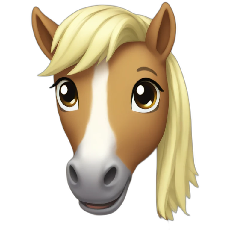 Cute pony  emoji
