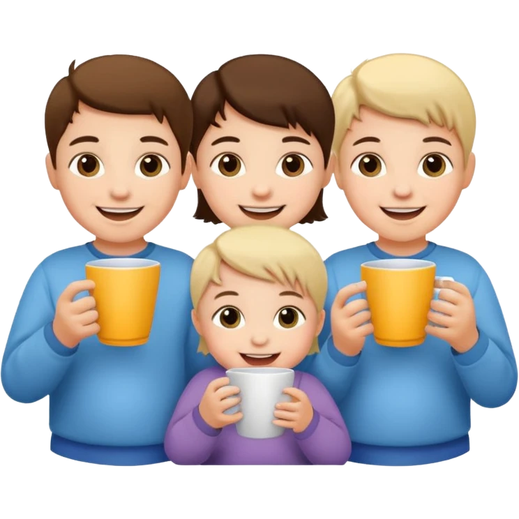 BabieHolding Cups emoji