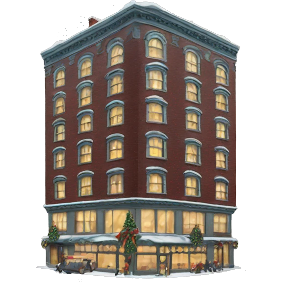 New York Christmas building emoji