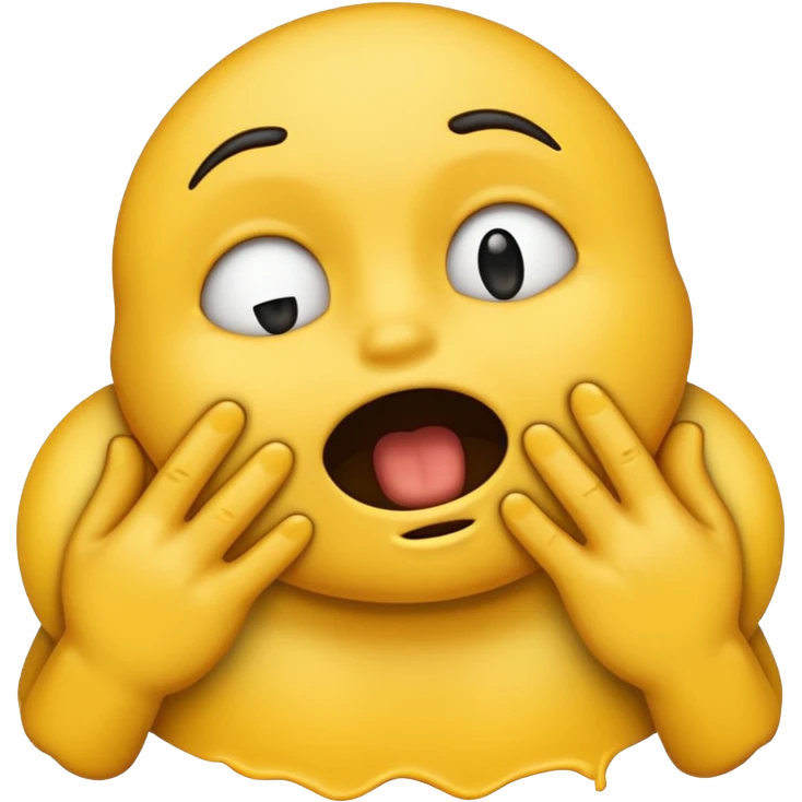 Create an emoji choking with hands emoji