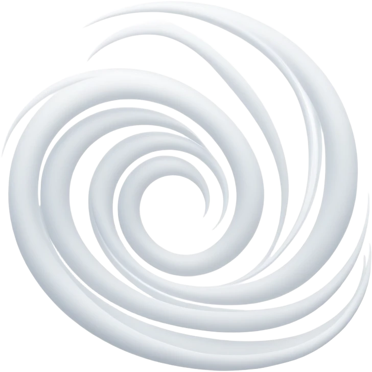 Masculine form made of gentle white flowing energy waves, subtle ethereal silhouette, no color, minimalist abstract design emoji