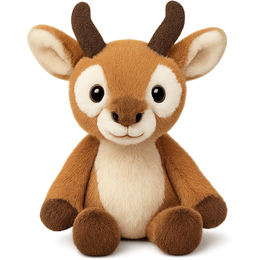 cute pronghorn antelope jellycat stuffed plushie emoji