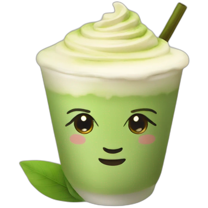 Matcha latte emoji