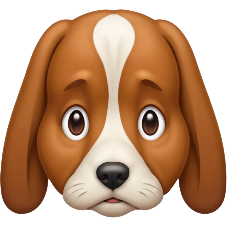 Sad dog emoji