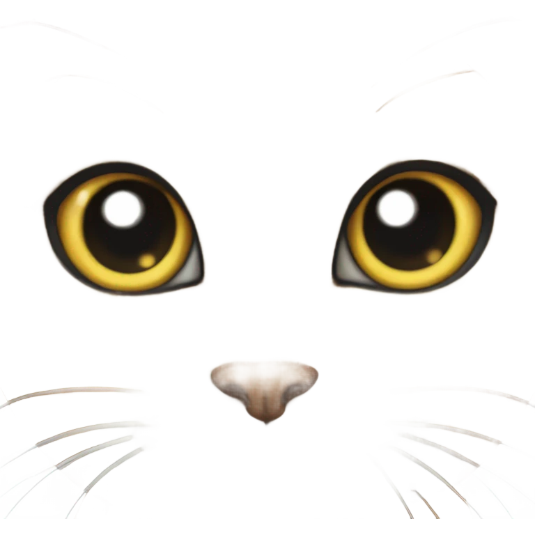 cat with white pupils emoji
